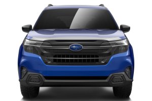 Subaru Forester Hood Deflector - Husky Liners - Aeroskin - Chrome - 2025+